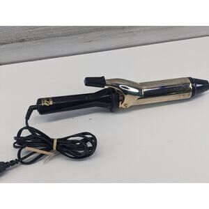Andis Curling‎ Iron Black Handle Gold 1.5" Barrel Model #CI-5